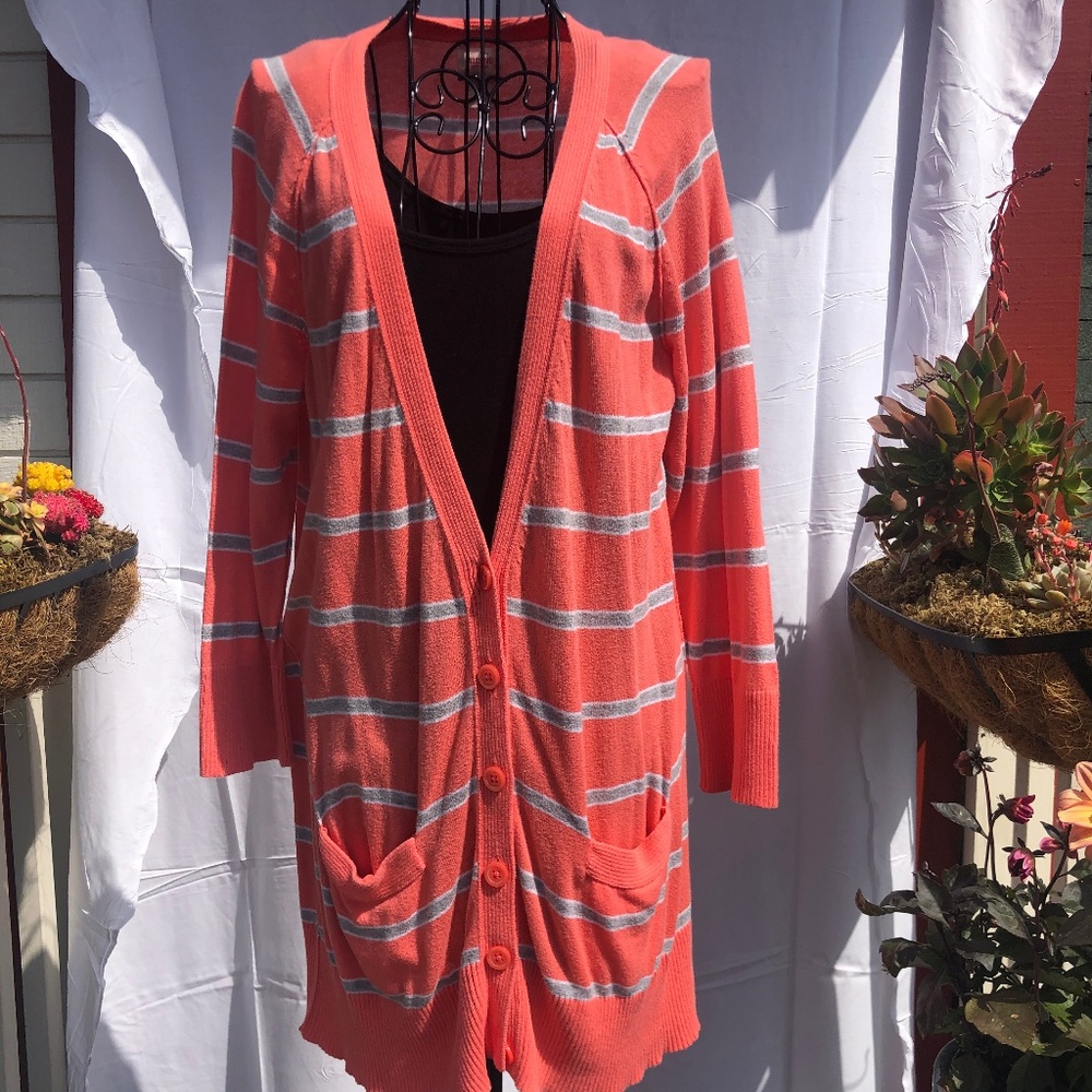 Bright striped cardigan